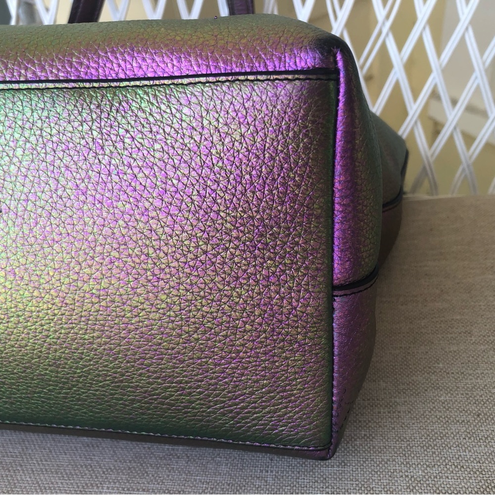 Coach Iridescent Pink Tote - Picture 10 of 15